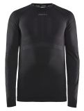 Vignette Craft, Active Intensity Crewneck LS chemise thermo hommes Black / Asphalt noir 