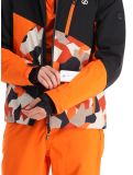 Vignette Dare2b, Baseplate veste de ski hommes Black / Puffins Orange Geo Camo Print noir, orange 