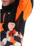 Vignette Dare2b, Baseplate veste de ski hommes Black / Puffins Orange Geo Camo Print noir, orange 