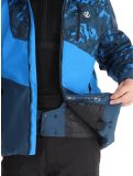 Vignette Dare2b, Baseplate II veste de ski hommes Moonlight Denim / Athletic Blue Mountain Print bleu 