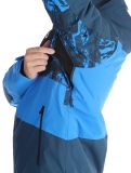 Vignette Dare2b, Baseplate II veste de ski hommes Moonlight Denim / Athletic Blue Mountain Print bleu 