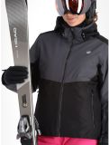 Vignette Dare2b, Climatise veste de ski femmes Ebony / Black gris, noir 