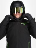 Vignette Dare2b, Eagly II veste de ski hommes Black / Green Flash noir, vert 