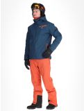 Vignette Dare2b, Eagly II veste de ski hommes Moonlight Denim / Orange Rust bleu, orange 