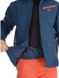 Vignette Dare2b, Eagly II veste de ski hommes Moonlight Denim / Orange Rust bleu, orange 