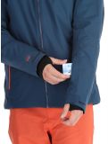 Vignette Dare2b, Eagly II veste de ski hommes Moonlight Denim / Orange Rust bleu, orange 