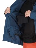 Vignette Dare2b, Eagly II veste de ski hommes Moonlight Denim / Orange Rust bleu, orange 