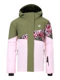 Vignette Dare2b, Humour III veste de ski enfants Crystal Rose / Olivine Leopard Print rose 