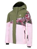 Vignette Dare2b, Humour III veste de ski enfants Crystal Rose / Olivine Leopard Print rose 