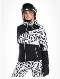 Vignette Dare2b, Ice veste de ski femmes Black and White Graffiti Print / Black blanc, noir 