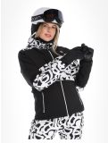 Vignette Dare2b, Ice veste de ski femmes Black and White Graffiti Print / Black blanc, noir 