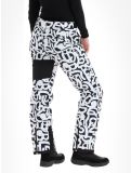 Vignette Dare2b, Ice pantalon de ski femmes Black and White Graffiti Print blanc, noir 