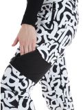 Vignette Dare2b, Ice pantalon de ski femmes Black and White Graffiti Print blanc, noir 