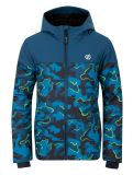 Vignette Dare2b, Liftie veste de ski enfants Moonlight Denim / Kingfisher Blue Camo Print bleu 