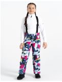 Vignette Dare2b, Pow pantalon de ski enfants Quiet Blue Abstract Mountain Print multicolore 