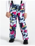 Vignette Dare2b, Pow pantalon de ski enfants Quiet Blue Abstract Mountain Print multicolore 