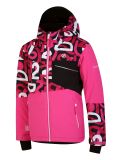 Vignette Dare2b, Traverse veste de ski enfants Kids Ski Graffiti Print / Black rose 