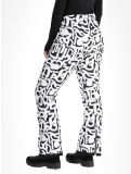 Vignette Dare2b, Upshill pantalon de ski en softshell femmes Black and White Graffiti Print blanc, noir 