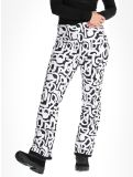 Vignette Dare2b, Upshill pantalon de ski en softshell femmes Black and White Graffiti Print blanc, noir 