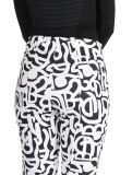 Vignette Dare2b, Upshill pantalon de ski en softshell femmes Black and White Graffiti Print blanc, noir 