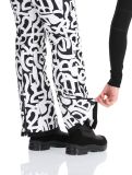 Vignette Dare2b, Upshill pantalon de ski en softshell femmes Black and White Graffiti Print blanc, noir 