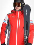 Vignette Deluni, Challenger 4 veste de ski hommes Red / Anthracite gris, rouge 