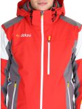 Vignette Deluni, Challenger 4 veste de ski hommes Red / Anthracite gris, rouge 