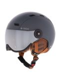 Vignette Deluni, Montano Pro 2 casque de ski avec visière unisexe Matt Dark Grey gris 