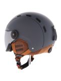 Vignette Deluni, Montano Pro 2 casque de ski avec visière unisexe Matt Dark Grey gris 