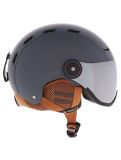 Vignette Deluni, Montano Pro 2 casque de ski avec visière unisexe Matt Dark Grey gris 