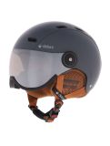 Vignette Deluni, Montano Pro 1 casque de ski avec visière unisexe Dark Grey gris 