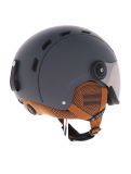 Vignette Deluni, Montano Pro 1 casque de ski avec visière unisexe Dark Grey gris 