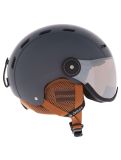 Vignette Deluni, Montano Pro 1 casque de ski avec visière unisexe Dark Grey gris 