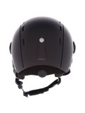 Vignette Deluni, Montano Pro 1 casque de ski avec visière unisexe Matt Black noir 