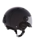 Vignette Deluni, Montano Pro 1 casque de ski avec visière unisexe Matt Black noir 