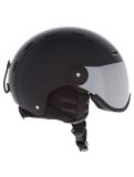 Vignette Deluni, Montano Pro 1 casque de ski avec visière unisexe Matt Black noir 