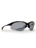 Vignette Demon, 832 lunettes de soleil unisexe Matt Black - Smoke Mirror noir 