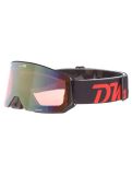 Vignette Demon, Intrepid (OTG) lunettes de ski OTG unisexe Matt Black Red - Orange Red Mirror noir 