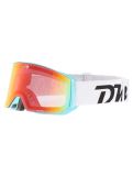 Vignette Demon, Intrepid (OTG) lunettes de ski unisexe Matt Light Blue - Orange Red Mirror bleu 