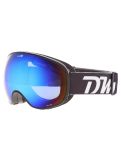 Vignette Demon, Magnet lunettes de ski objectif supplémentaire unisexe Matt Black Blue - Multilayer Smoke Blue noir 