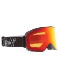 Vignette Demon, Master lunettes de ski unisexe Matt Black Red - Orange Red Mirror noir, rouge 