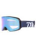 Vignette Demon, Master lunettes de ski unisexe Matt Black Blue - Orange Blue Mirror bleu, noir 