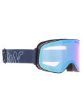 Vignette Demon, Master lunettes de ski unisexe Matt Black Blue - Orange Blue Mirror bleu, noir 