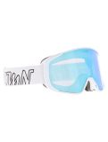 Vignette Demon, Provider lunettes de ski unisexe Matt White Blue - Orange Blue Mirror 