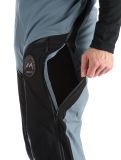 Vignette Descente, M-GD50M pantalon de ski à coque dure BIB hommes Storm Weather Grey gris 