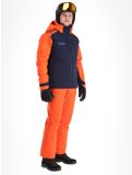 Vignette Descente, Paddy veste de ski hommes Dark Night bleu, orange 