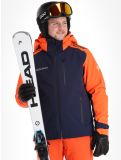 Vignette Descente, Paddy veste de ski hommes Dark Night bleu, orange 