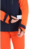 Vignette Descente, Paddy veste de ski hommes Dark Night bleu, orange 