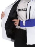 Vignette Descente, Paddy veste de ski hommes Super White blanc, bleu 