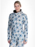 Vignette Eivy, Icecold Gaiter chemise thermo femmes Blue Flower blanc, bleu 